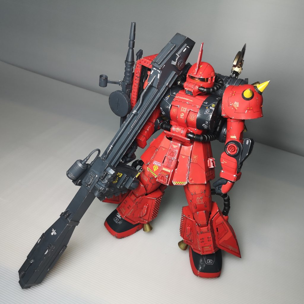 旧キット1/60 MS-06R-2ジョニーライデン少佐機–4枚目/制作者：@nono836