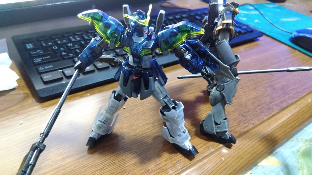 クリアカラーのデスサイズも悪くないね。