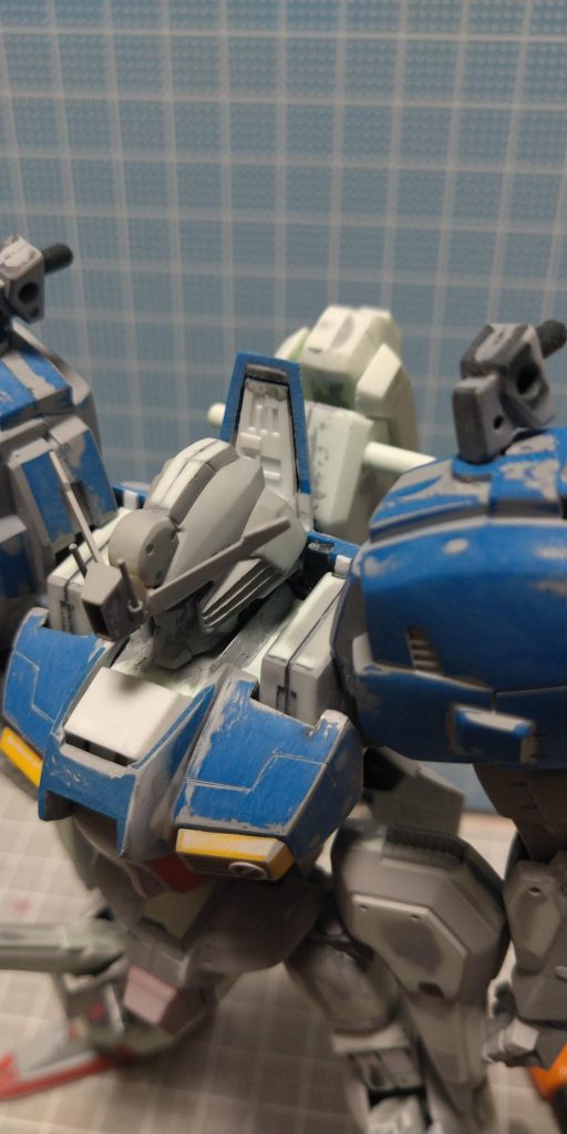 背中のディテール製作