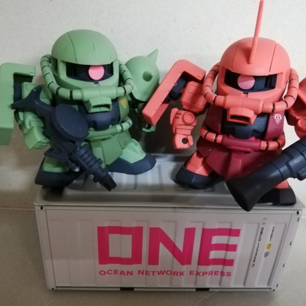 SD ザク兄弟　阿吽