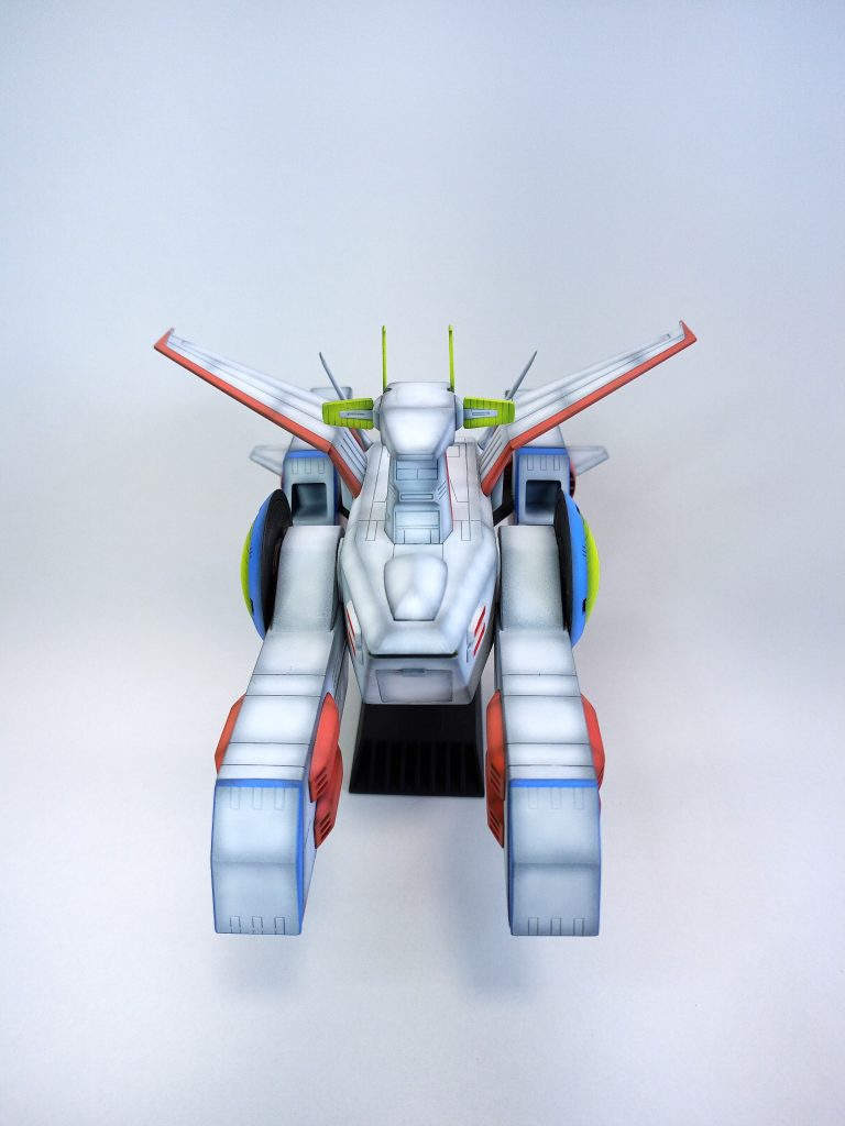 グラデーションもそうですが、なんせ旧キットそのものが初めてでしたので、普通に組むのにも四苦八苦、、、