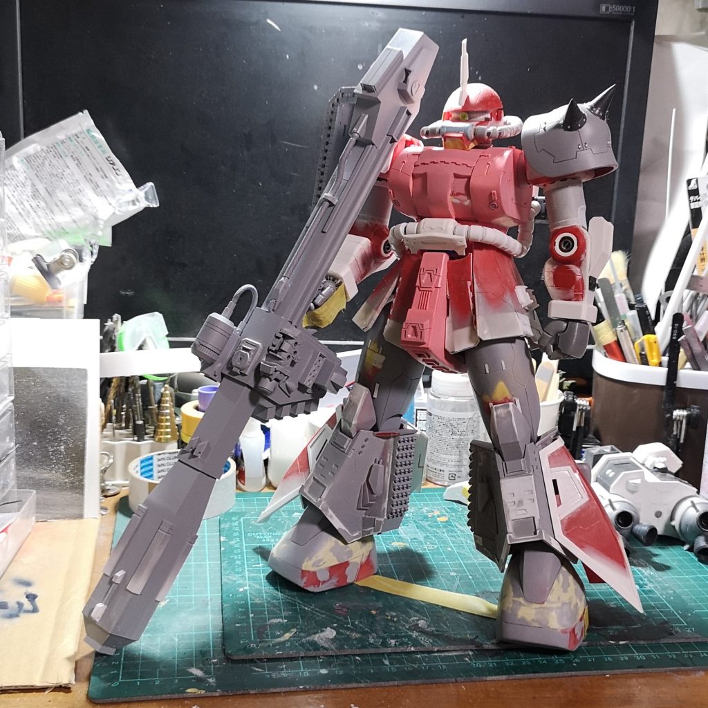 旧キット1/60 MS-06R-2ジョニーライデン少佐機–4枚目/制作者：@nono836