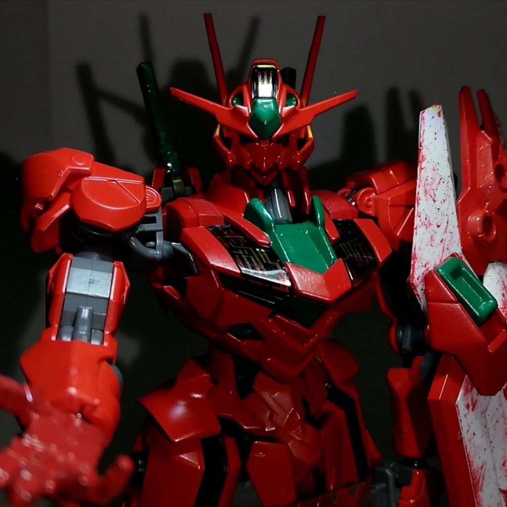 エアリアルティシュー　赤 エアリアル（フレッシュトマト味）｜五十鈴さんさんのガンプラ作品