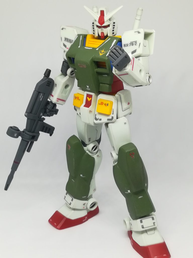 スミ入れ、トップコートつや消し。再度、違うやり方でセミアーマード追加装甲を作ろうと決意！