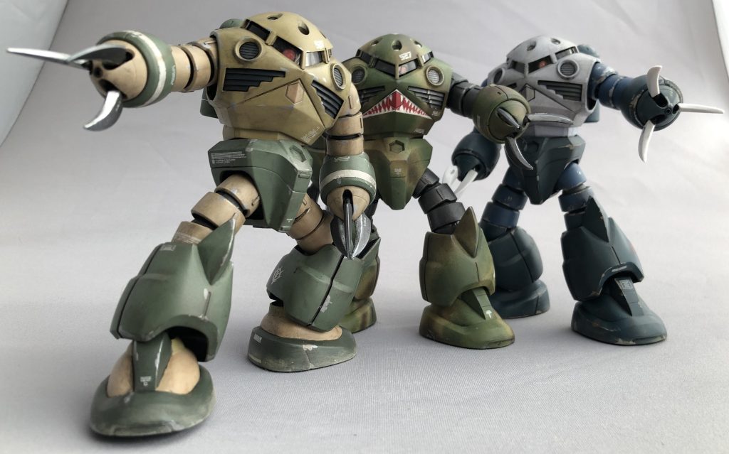 量産型ズゴックさん、シャークマウスさんと、盛り上がっています。