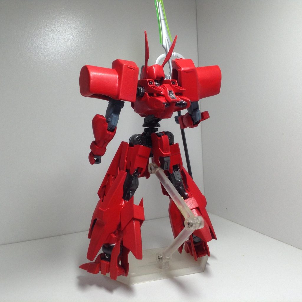 背中、後頭部？　から伸びている部分が再現しきれませんでした良さそうなジャンクパーツが家になくて断念！