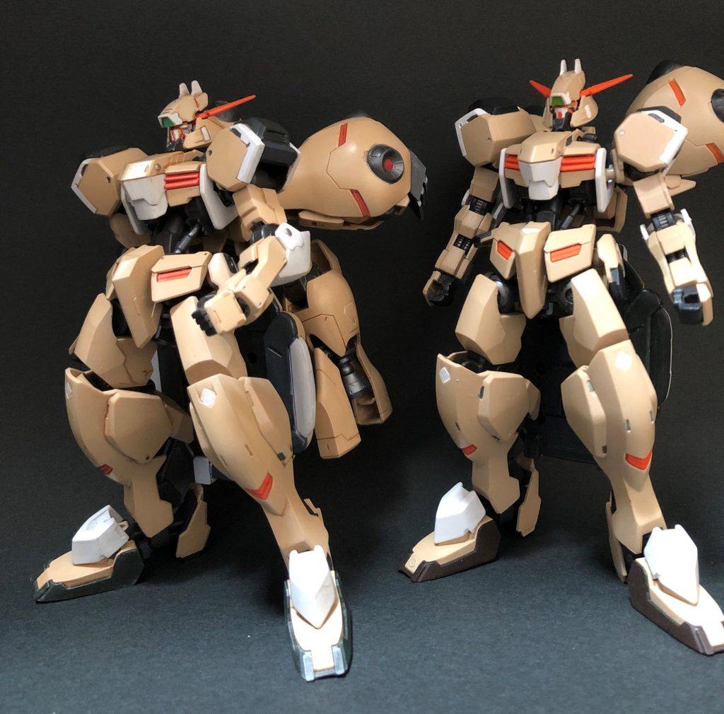 去年作ったグシオンリベイクと。変わらないと言えば変わらないのですけれども、本人的には風合いが落ち着いてきたかなと思っています。