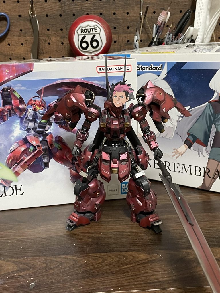 後日ちゃんとダリルバルデ購入しました(ミオミオもね)水星の魔女ってビームとかのハイテク兵器もりもりのイメージなんですけど、私が作るとそうはならない感じがしますね…。ではまた!