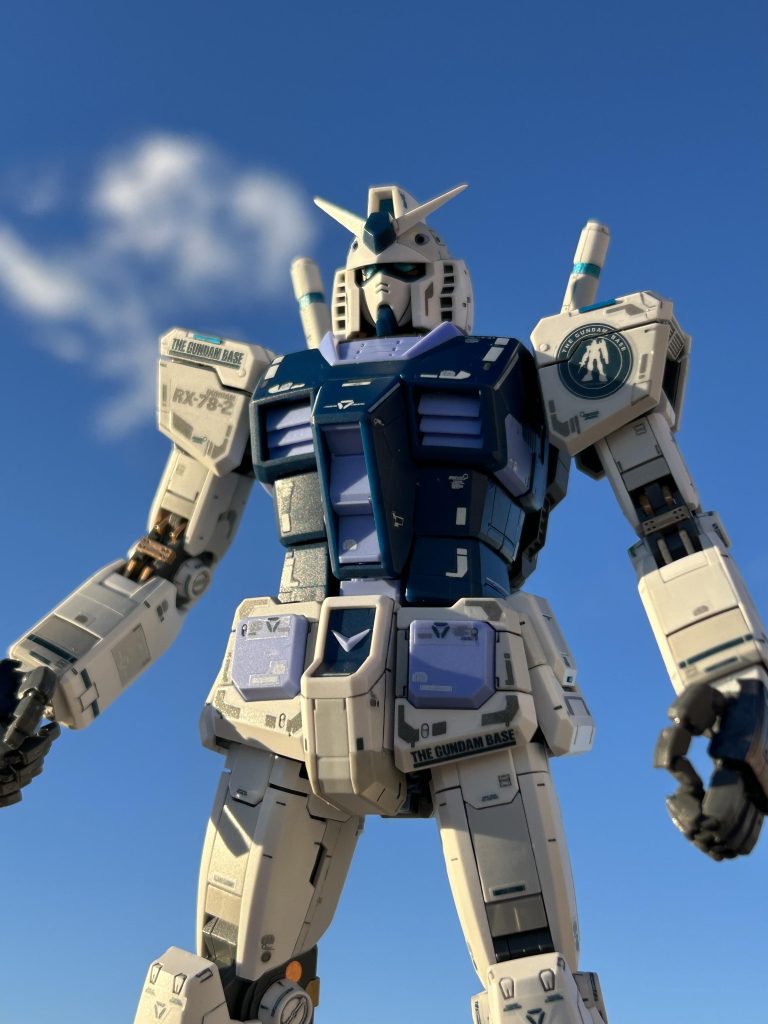 空のブルーがあまりにきれいだったので