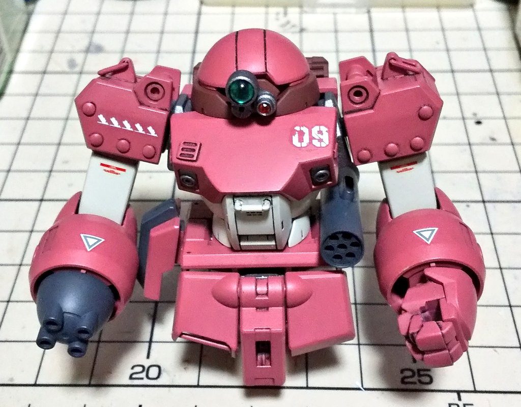 上半身まで出来た所、汚し前の段階。