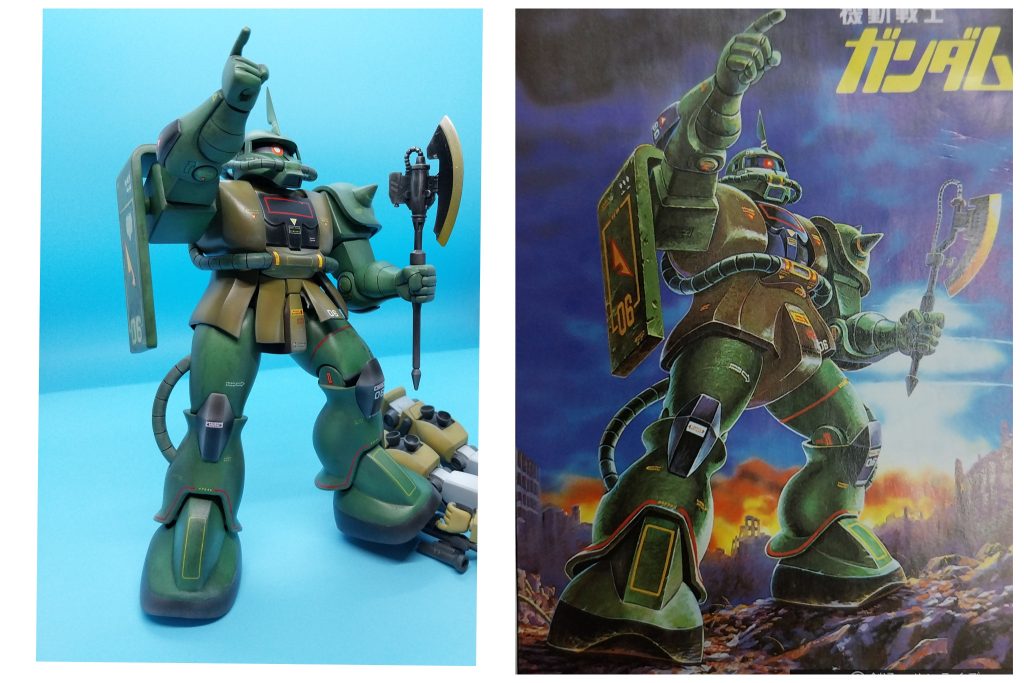 MS-06  ZAKU REAL TYPE.–3枚目/制作者：danielpig