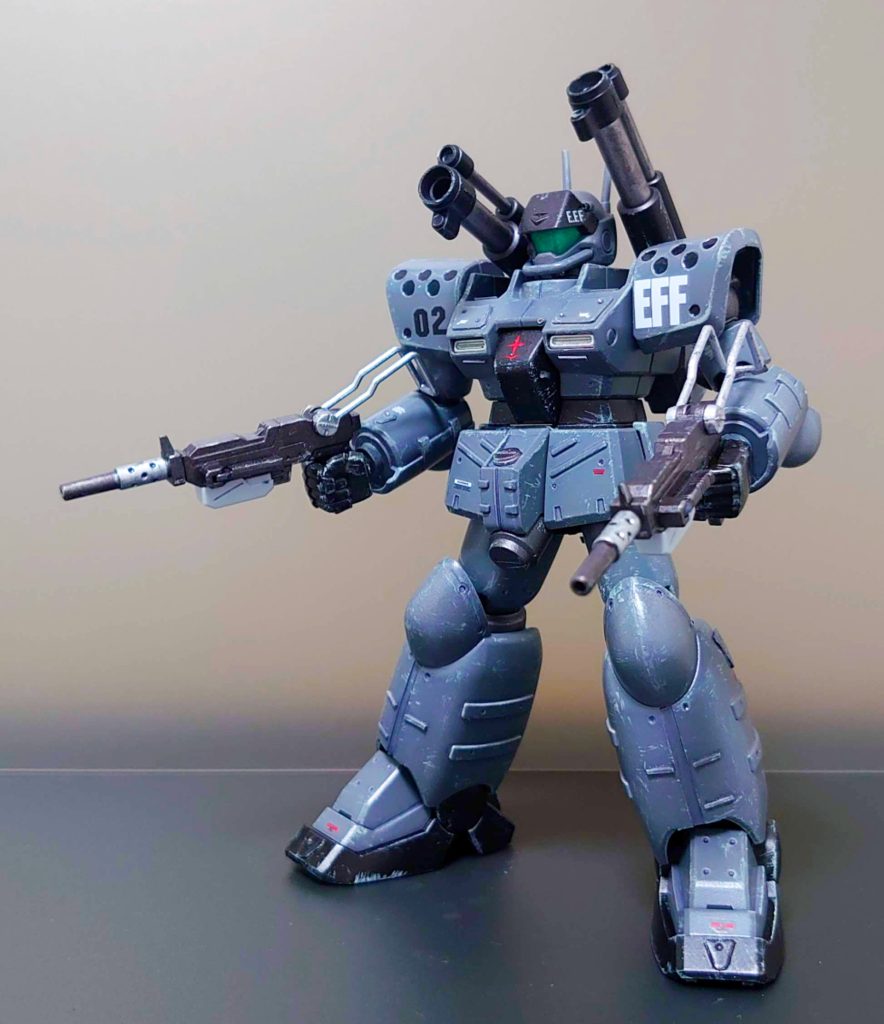 両手マシンガンバージョンマシンガンは他キットから流用