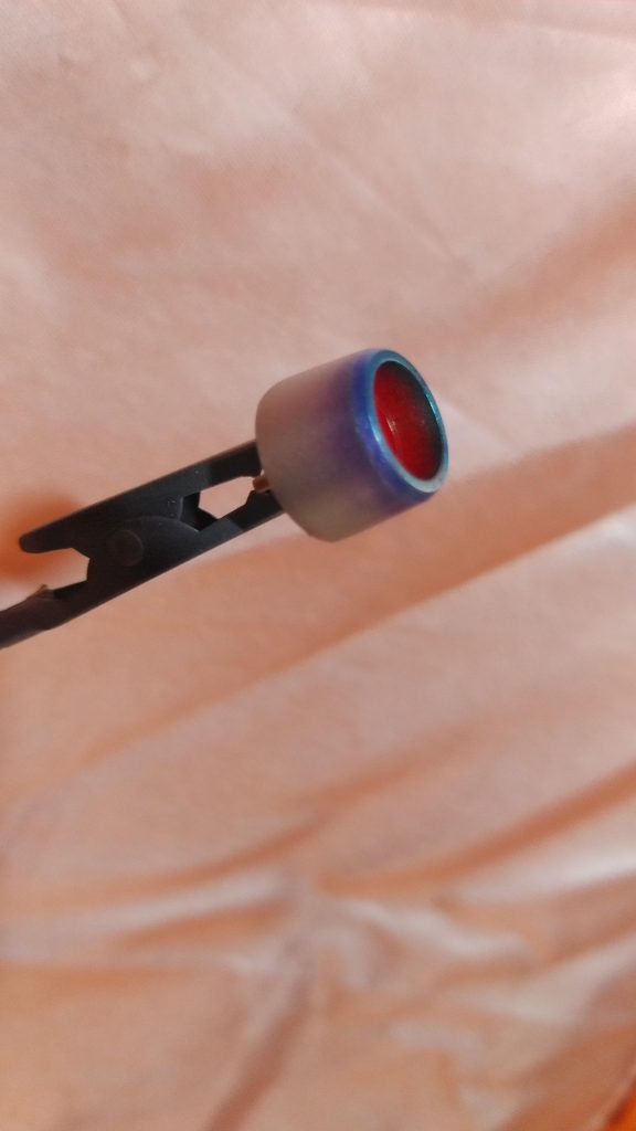 チタン焼け風にバーニアを塗ったのに組んでみたらほとんど見えない