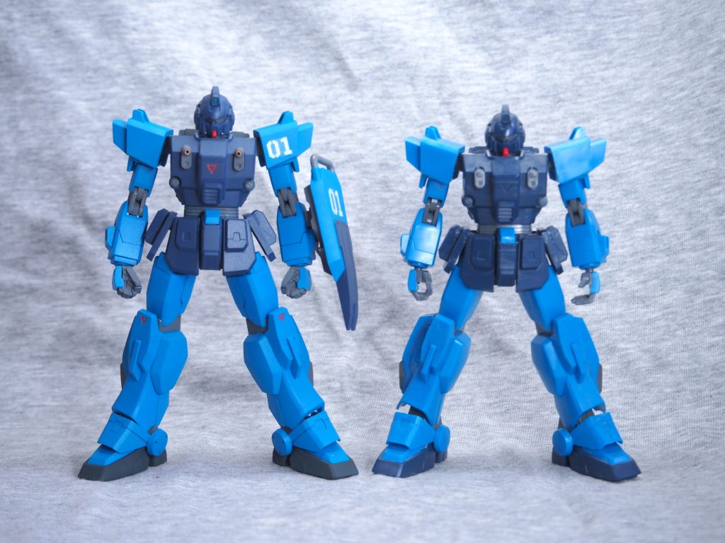 素組みとの比較。結構変わったんじゃないかな(∩´∀`)∩