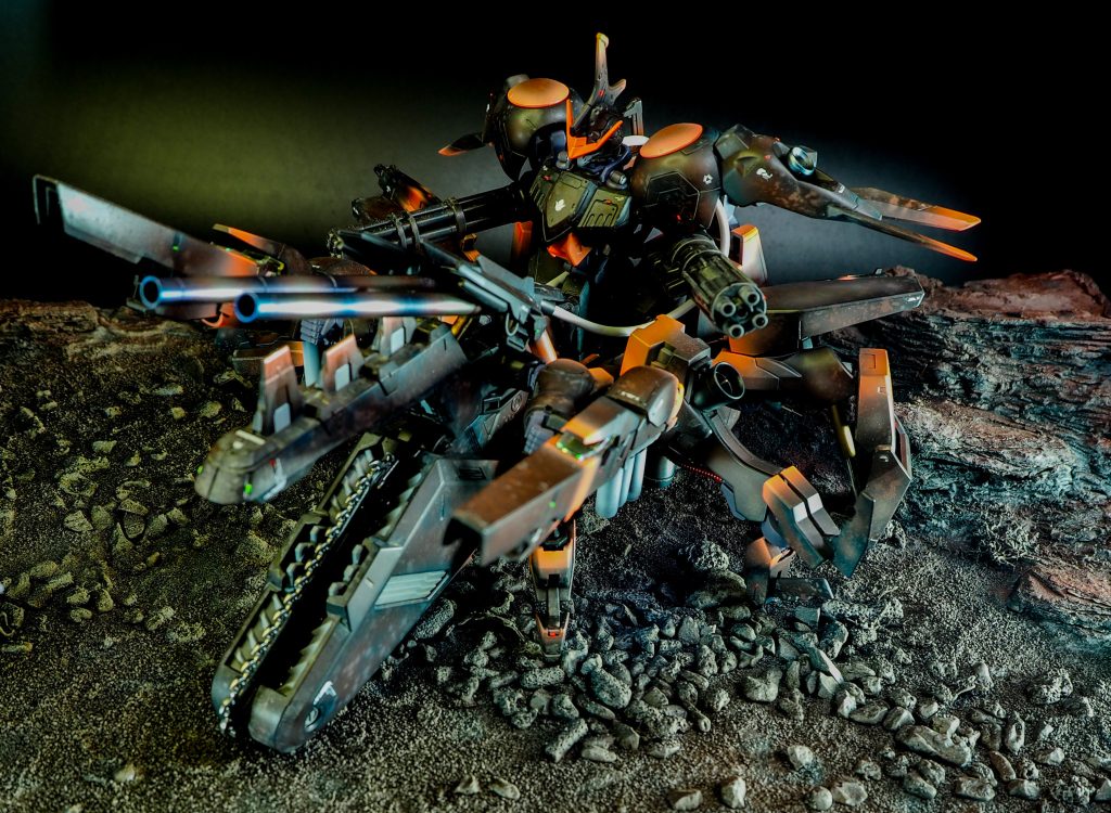 鰐ヘッドを取り付けると、地上戦最強機体が完成です👍