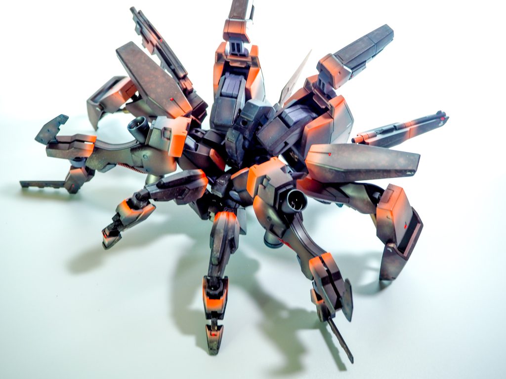 脚だけにすると、まさに蜘蛛💦