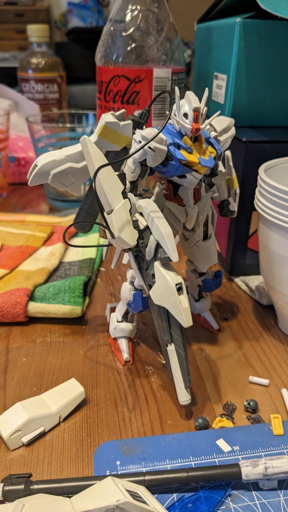 再初期段階の状態です。初めのミキシングに苦戦し、まだまだシルエットも決まっていない段階です。