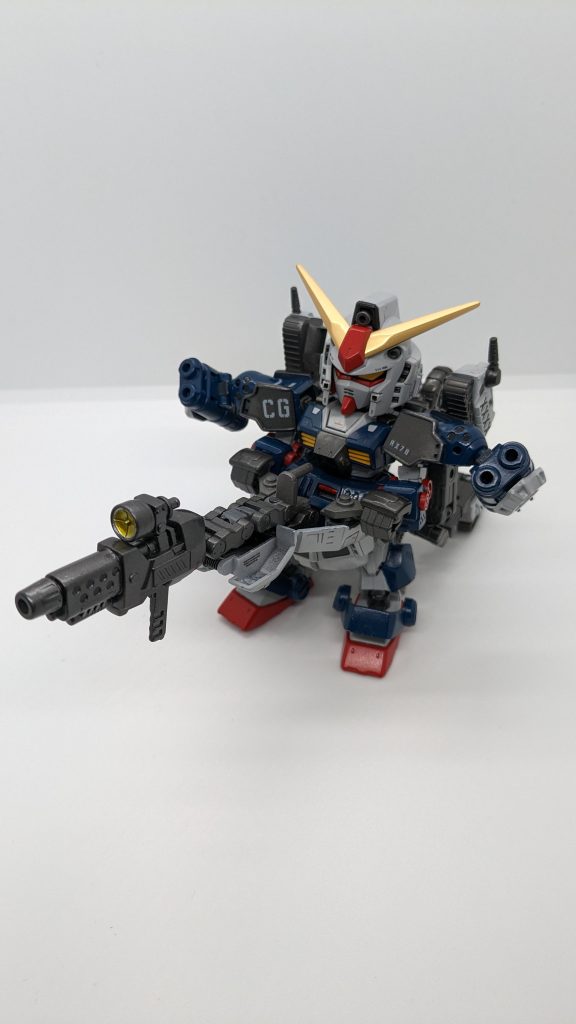 オミットしていたランチャーの両手持ちもシールドを介してのギミックとなりますが、再現可能に！