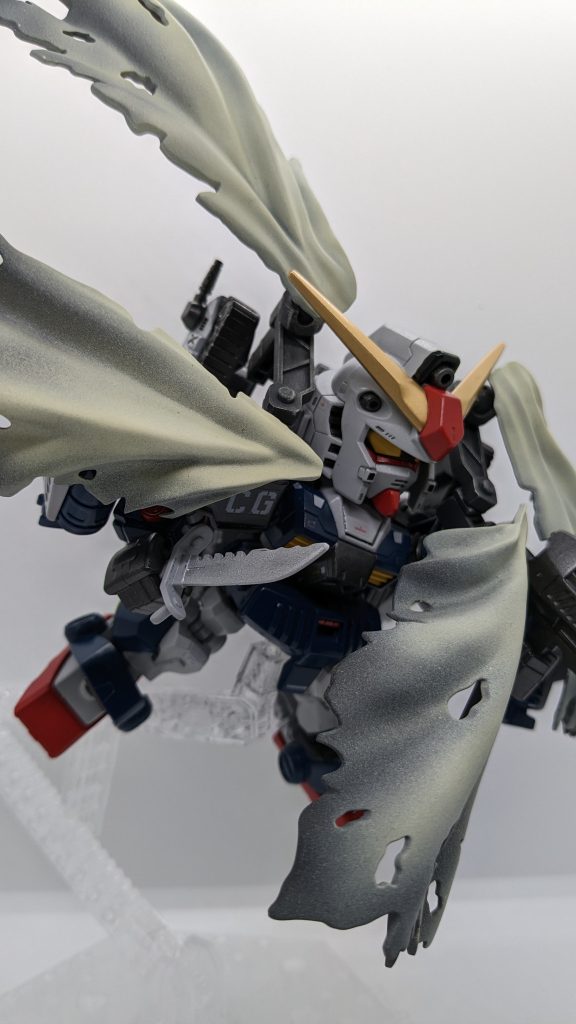 高機動アサシンスタイル！クロスボーンのマントですが、キャプテンにはサンドカラーが似合いそうだったのでちょっと退色したように塗装しました！