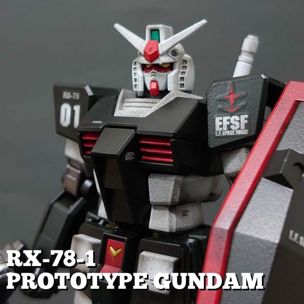 【EGガンダム】RX-78-1プロトタイプ全塗装