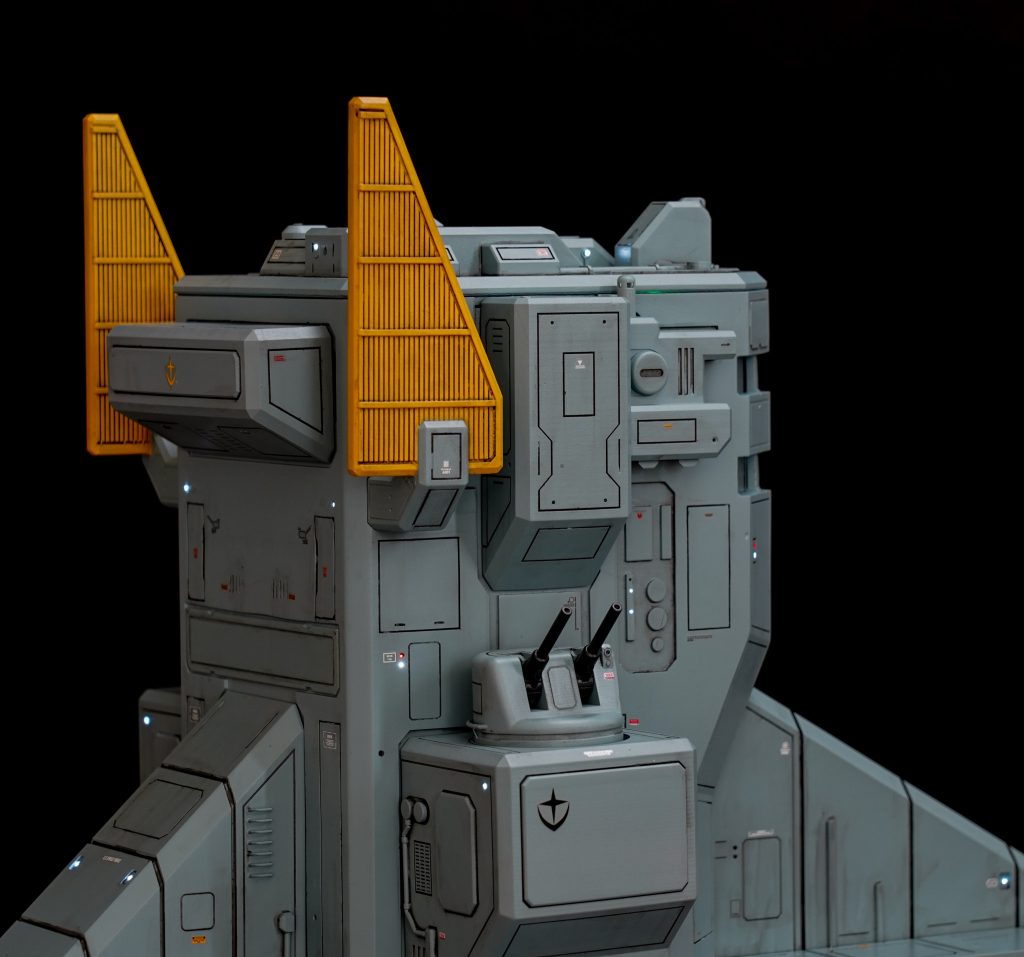 フルスクラッチ1/100スケール巡洋艦サラミス–5枚目/制作者：コロニー製作所