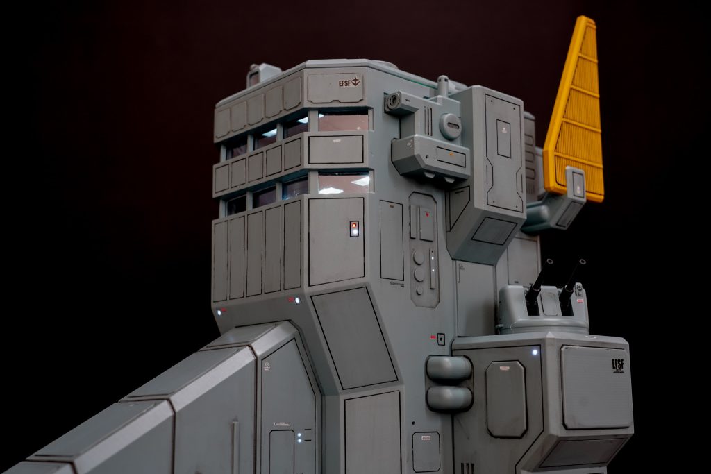 フルスクラッチ1/100スケール巡洋艦サラミス–2枚目/制作者：コロニー製作所