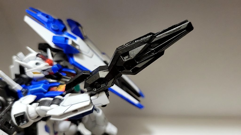 スコープをなくしてグリップなどを変更(ライフルモード)カットしたパーツでストックを作成