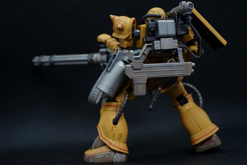 背面ショット。錆と土汚れの再現を試みました。それっぽく見えていたら嬉しいです。