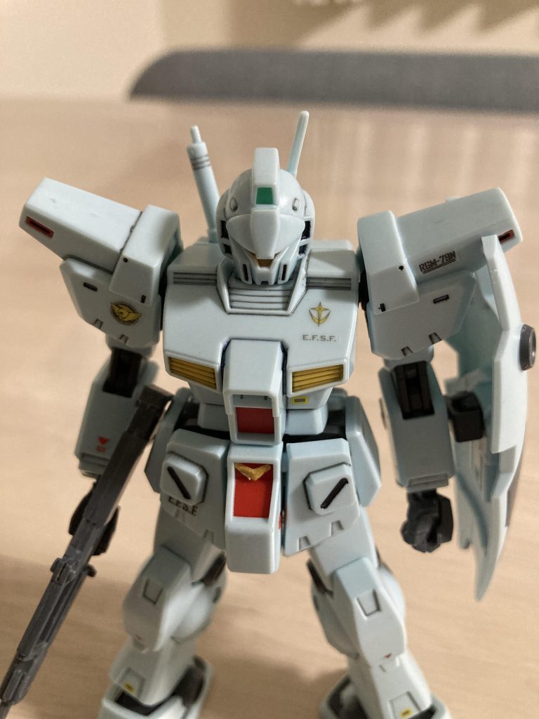 完全には合わせ目消えて無いですが。スミ入れし忘れてるし。