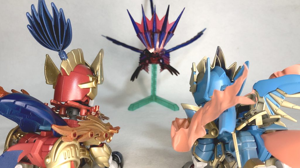 さらに以前製作した「ムゲンダイナ」とも会敵ゲームストーリーの最終局面さながらです！ ここまでご覧いただきありがとうございます♪