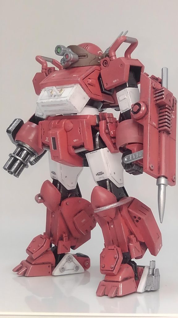 デミトレーナーらしさもところどころに残しました。こちらも塗装前の過程が制作ストーリーにございます。