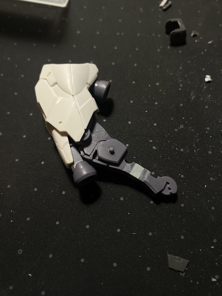 足と腰は延長してみました。