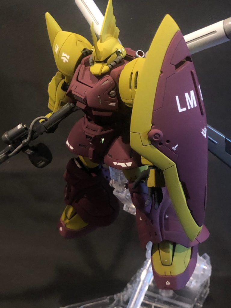 好きな機体なのでアニメイメージを壊さない感じでディテールアップ