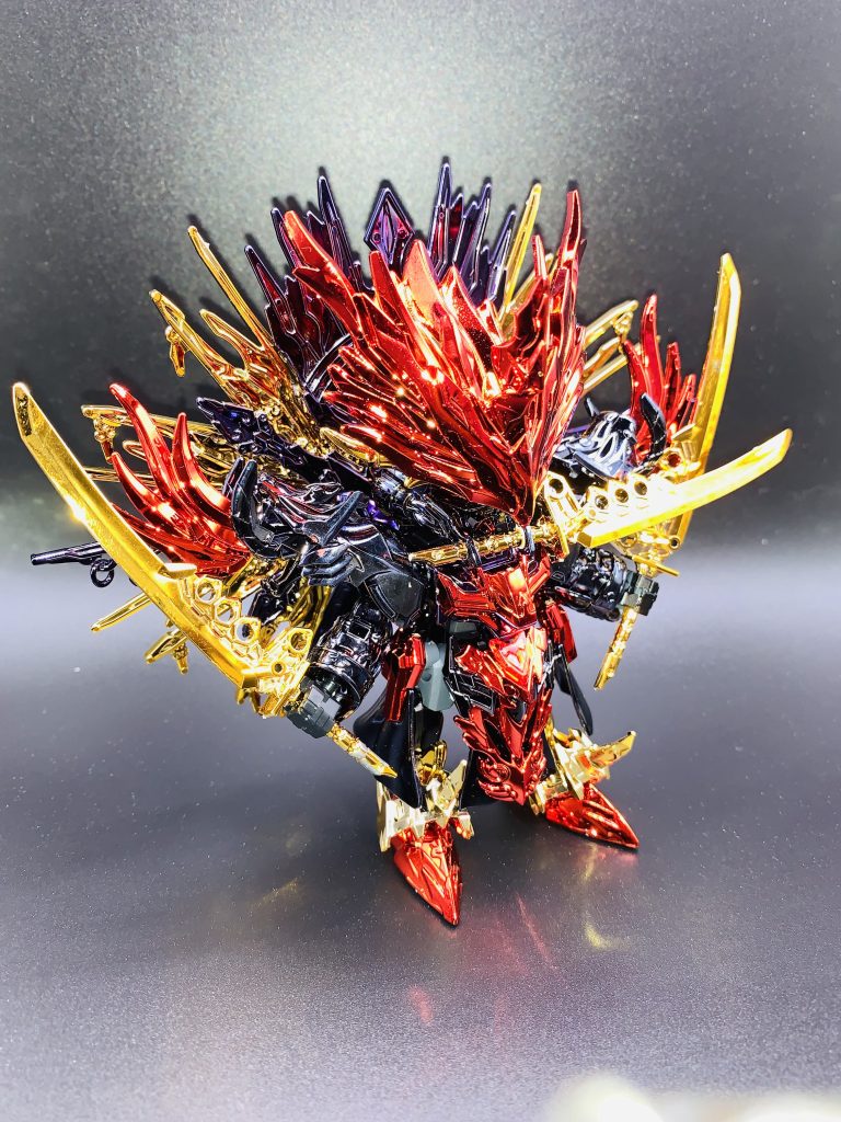 SDガンダムワールドヒーローズ・孫権ガンダムアストレイ 赫炎翔虎–4枚目/制作者：february