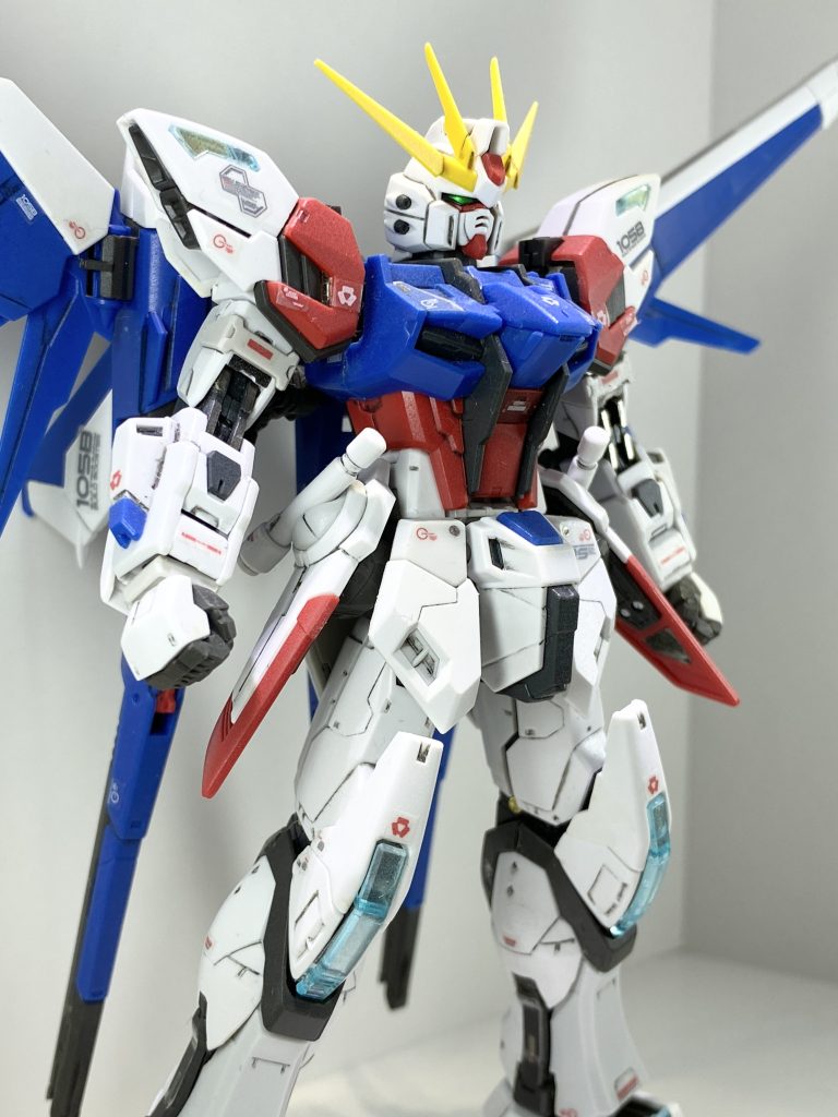 RG ガンダムビルドファイターズ GAT-X105B/FP ビルドストライクガンダム フルパッケージ–3枚目/制作者：@aochan