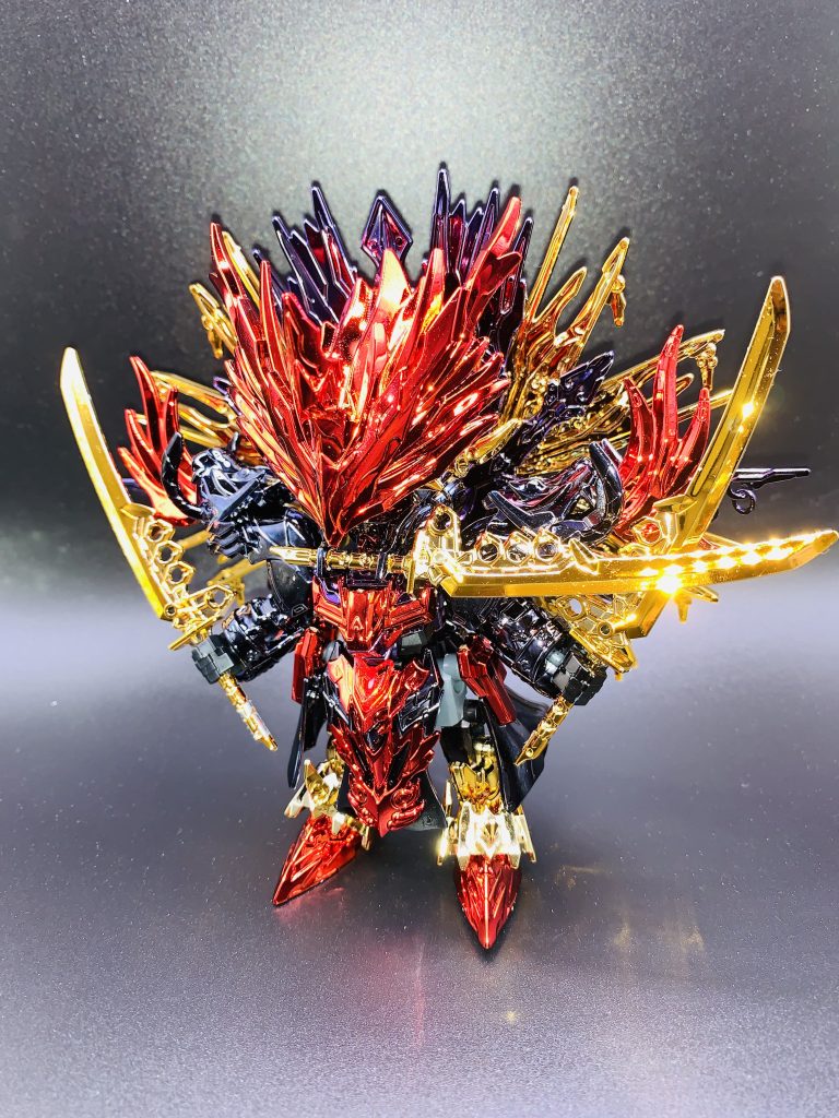 SDガンダムワールドヒーローズ・孫権ガンダムアストレイ 赫炎翔虎–3枚目/制作者：february