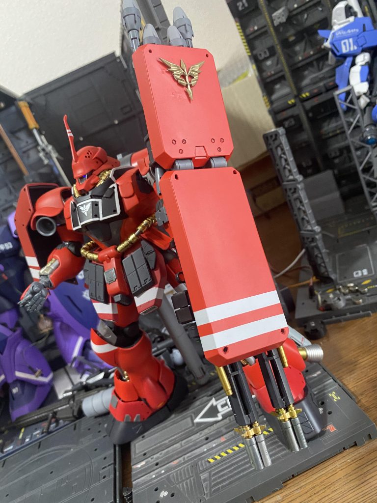 AE&NEO ZEON 袖付き部隊格納庫ジオラマ♪ MG AMS-119C ギラドーガ フル•フロンタル大佐カスタム専用機カラーver. オリジナルカラーver.–2枚目/制作者:SINANJU