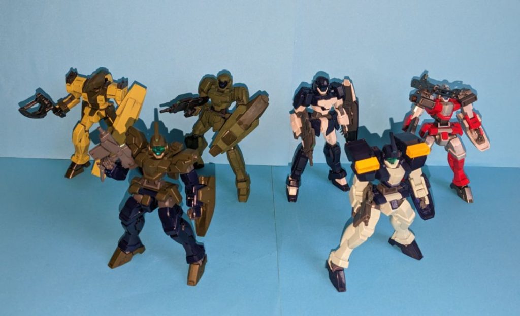 「AGE連邦宇宙カラー量産機」も揃ってきましたが「AGE連邦地上用カラー量産機」も増えてきた次第で。閲覧ありがとうございました！！