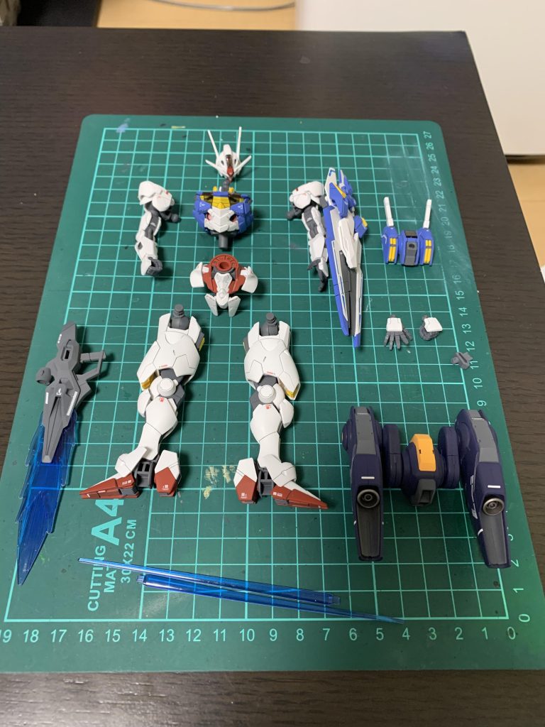 全パーツ完成。