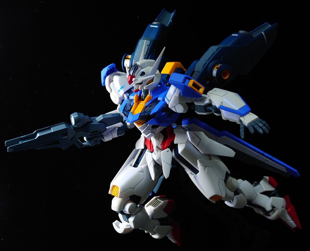 ミラソウル社製フライトユニット装備。フライトユニットの塗装は紺色に寄せてみました。