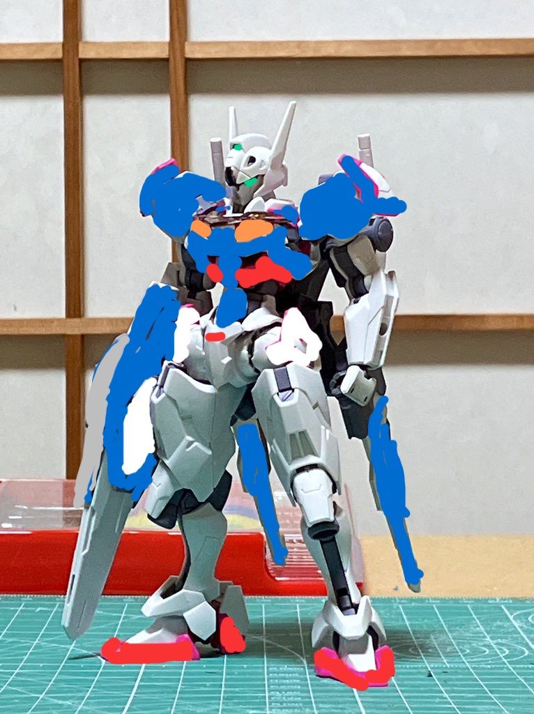 ガンダムルブリス–3枚目/制作者：ロッキン坊主