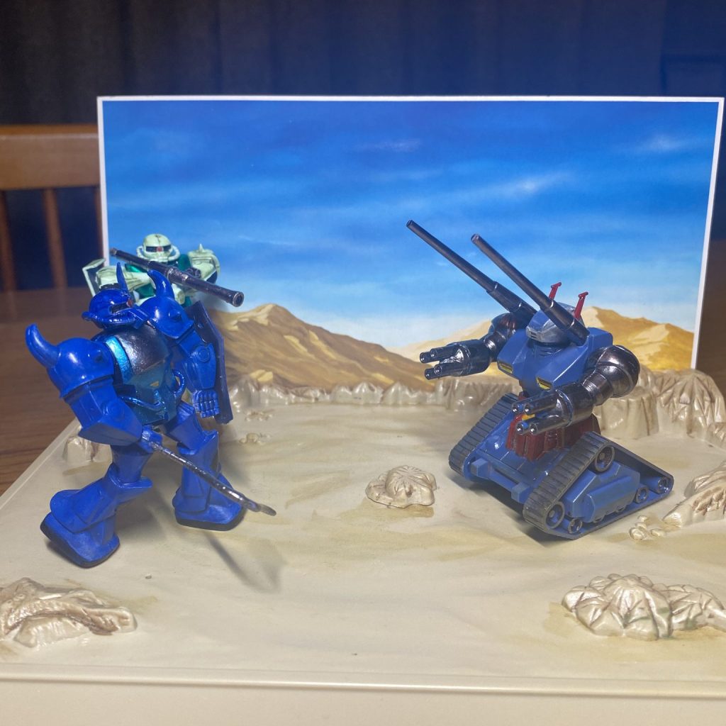 旧キット 情景模型 ランバラル特攻｜@jhonkosuさんのガンプラ作品｜GUNSTA（ガンスタ）