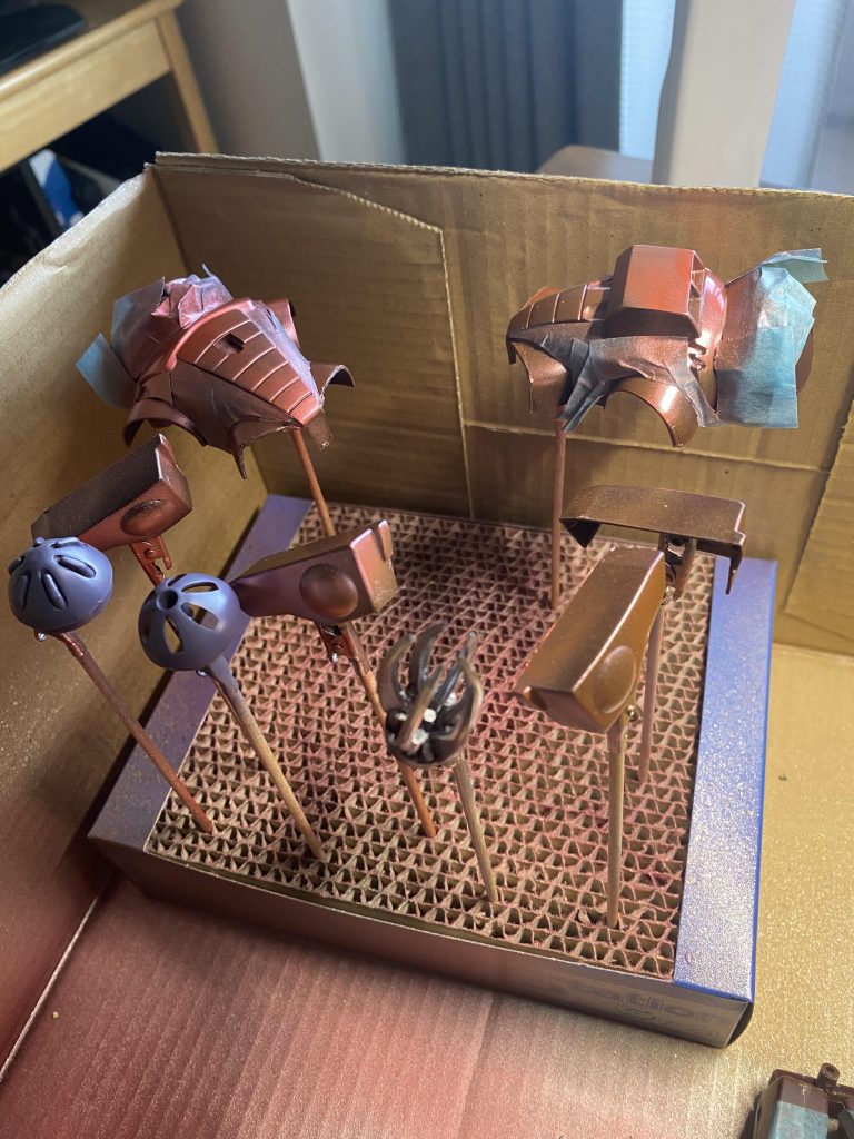 マスキング面倒だったけどとりあえず仕上がってよかったです。