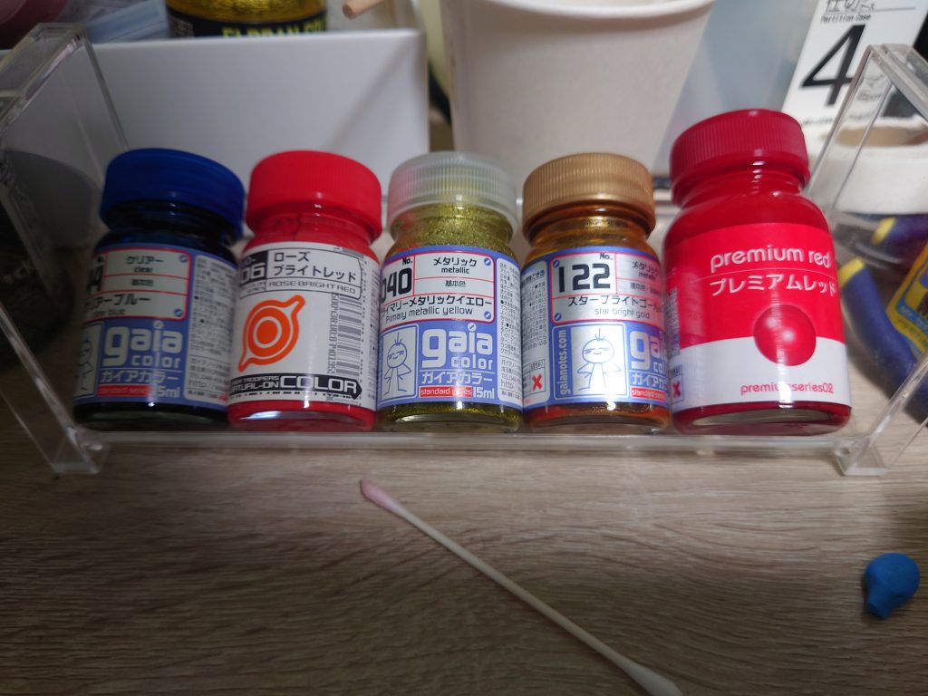 今回使用した塗料です。