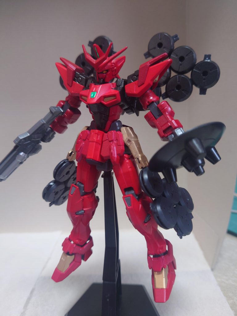 今回のヴァイエイト制作にあたり今後出るタイラー姉妹のシュイバンの装備も装備させたい為以前制作したメリクリウスもヴァイエイトと一緒に改修して現状でももりもり状態に出来るようにしましたw