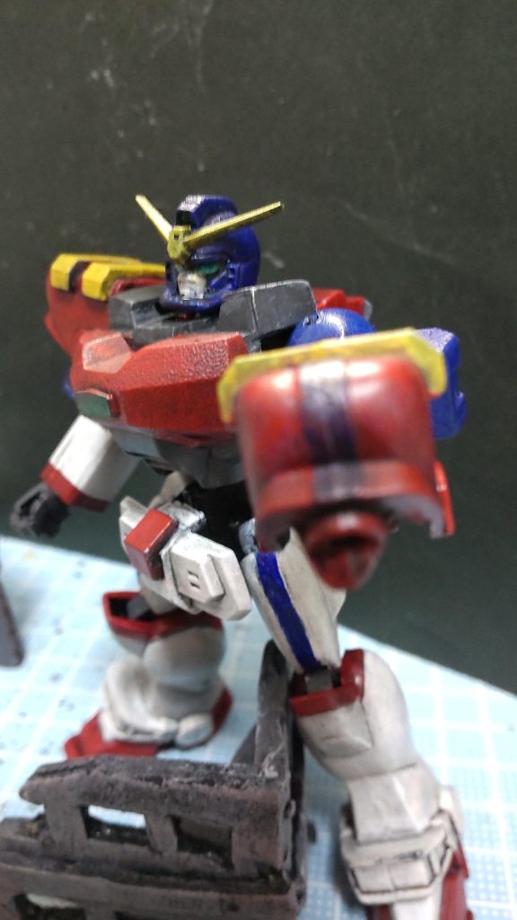 塗装は百均のアクリル絵の具です。