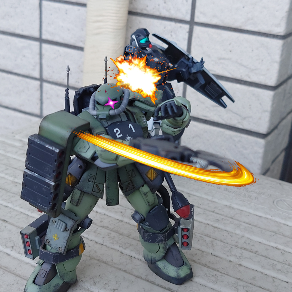 「たかが旧式のザクごときにどれだけ時間がかかっている！」「こいつ！このザクF型じゃないぞ！カタログスペックと違いすぎる！」