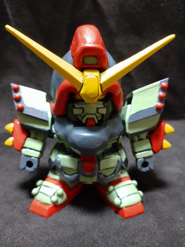 BB戦士 Gジェネシリーズ クロスボーンガンダムX1を改造してネロスガンダムを制作しました。理由は顔が似てたので。個人的にかなり好きなMFで、ミケロの狡猾な悪人具合も好きです。