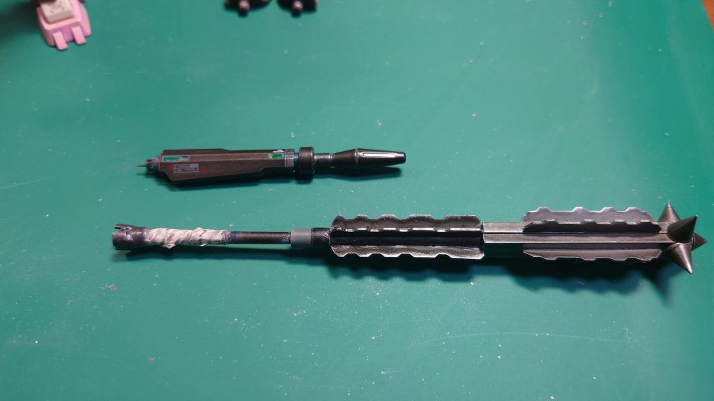 メイスは自作で分離合体が難しい!