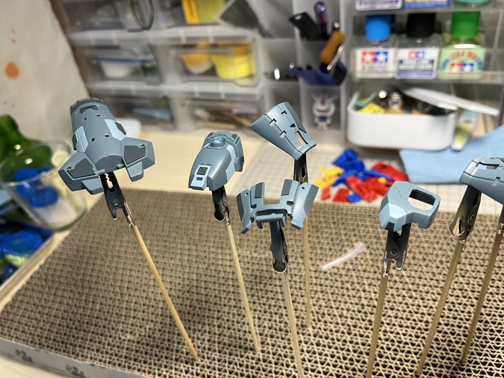 しっかり塗り分けしてみました